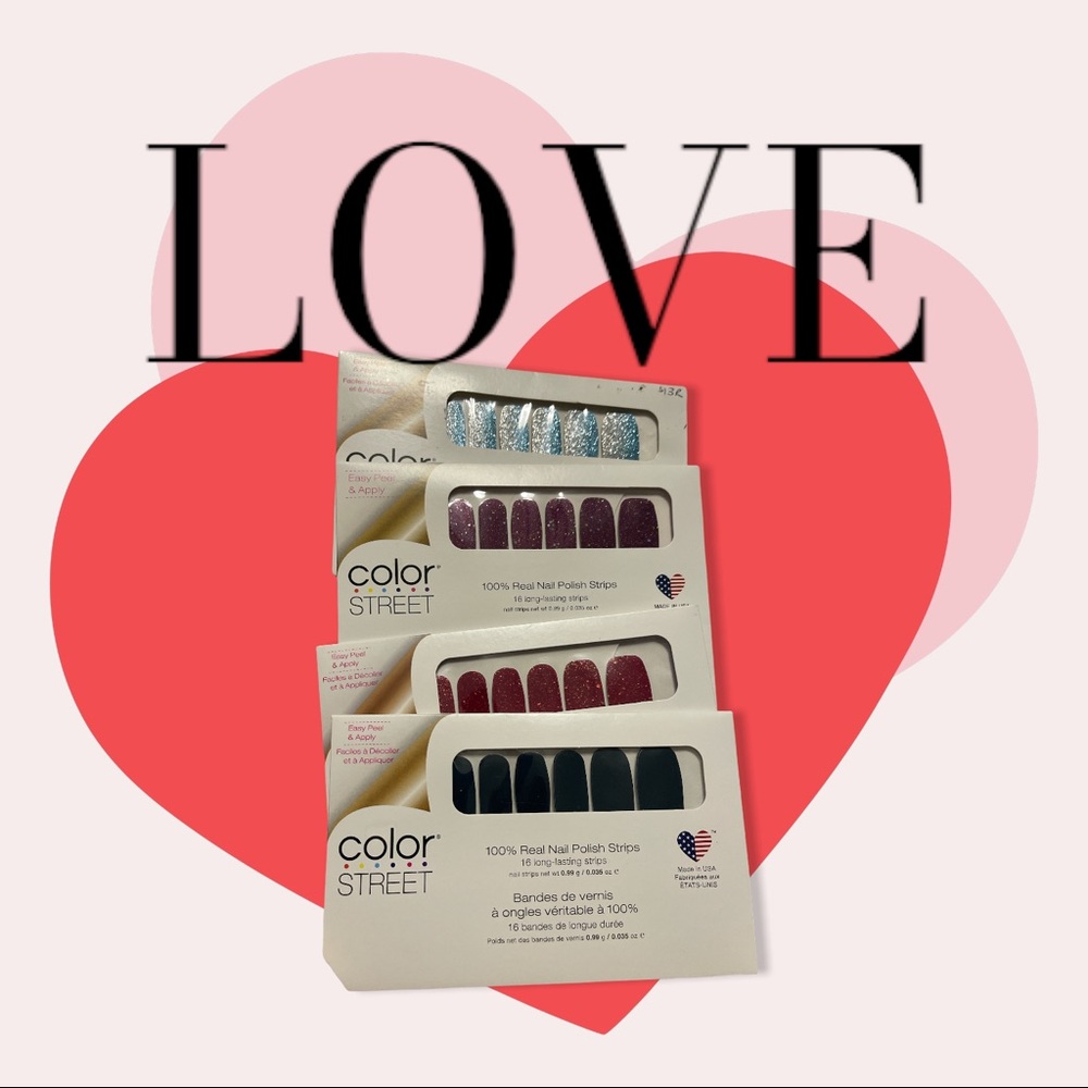 Color Street Nail Polish Set of 4